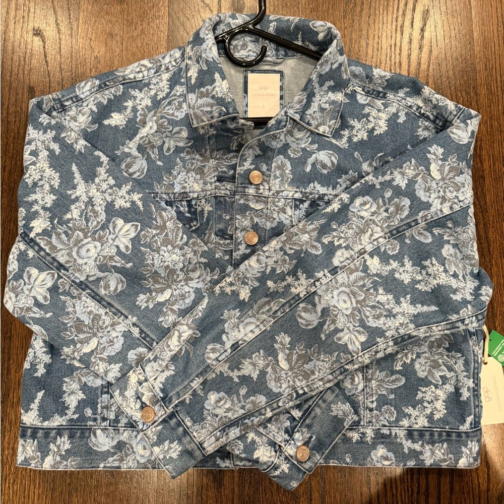 Gap x LoveShackFancy limited edition denim jacket - SOLD OUT ONLINE! NWT!